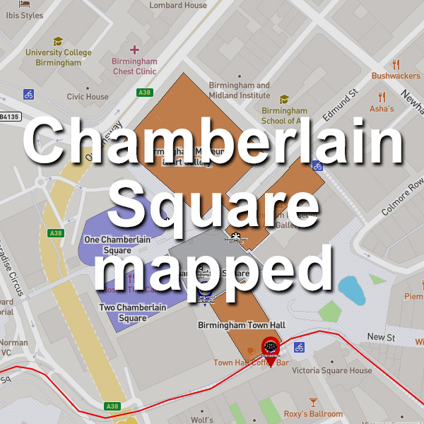 Chamberlain Square mapped