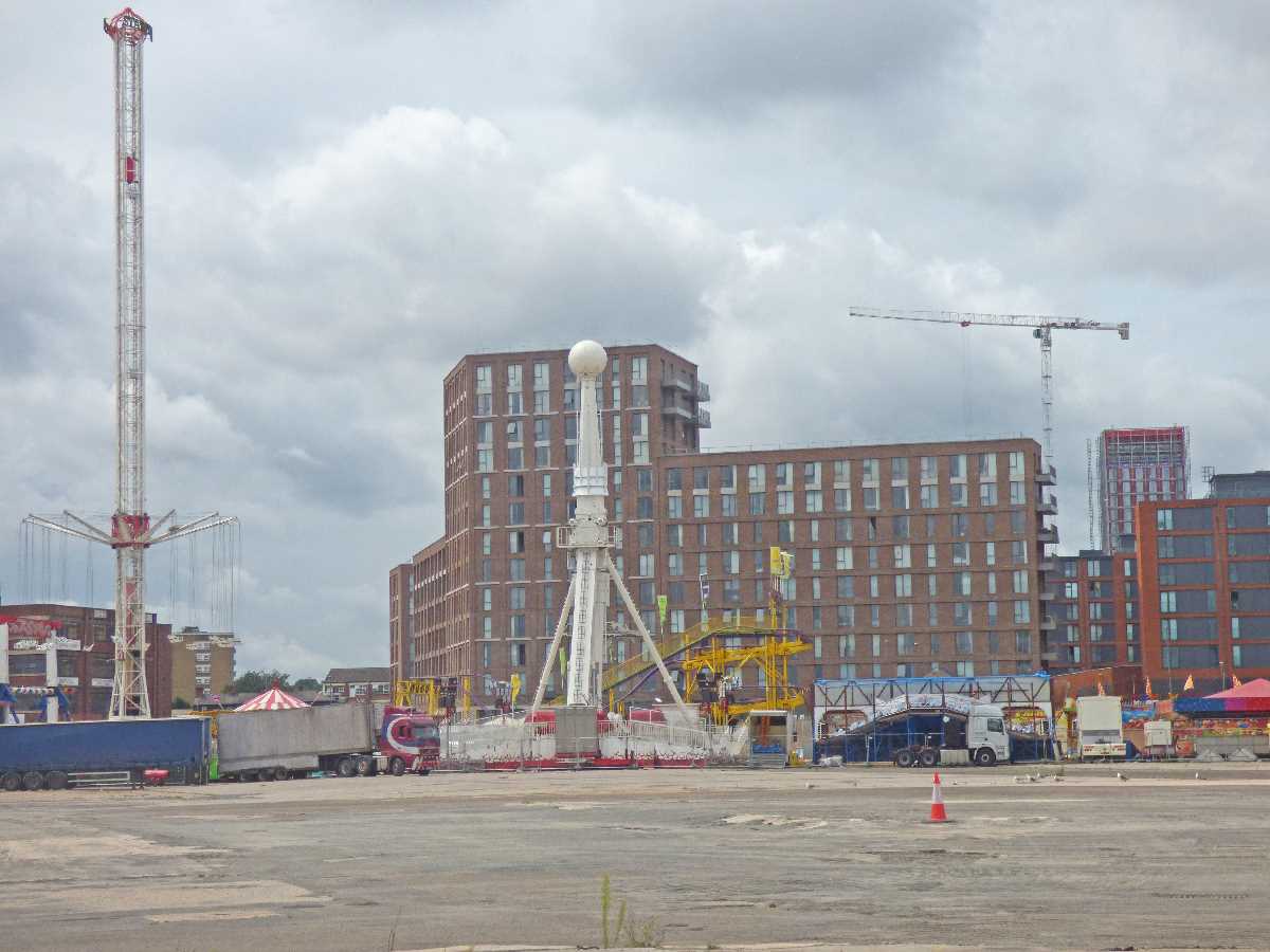 Beach at Smithfield Birmingham from Danter Attractions