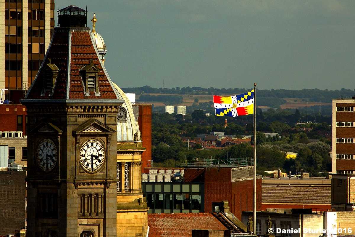 Birmingham flag flies proud over historic Council House