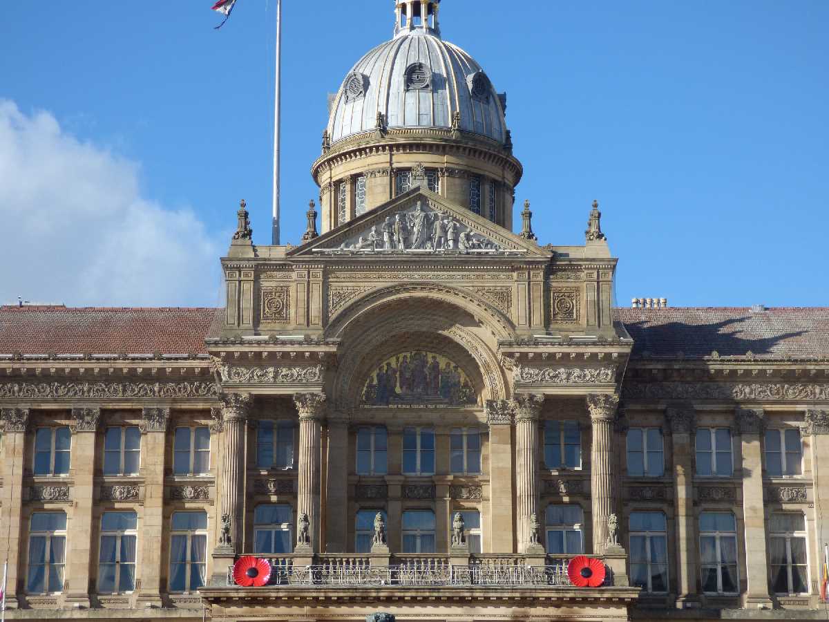 Birmingham Council House - the seat of local Government in Birmingham