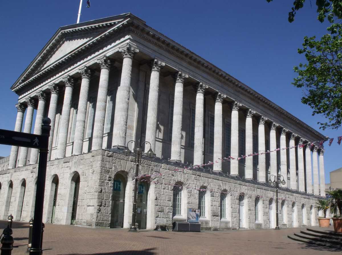Birmingham Town Hall over the last decade or so