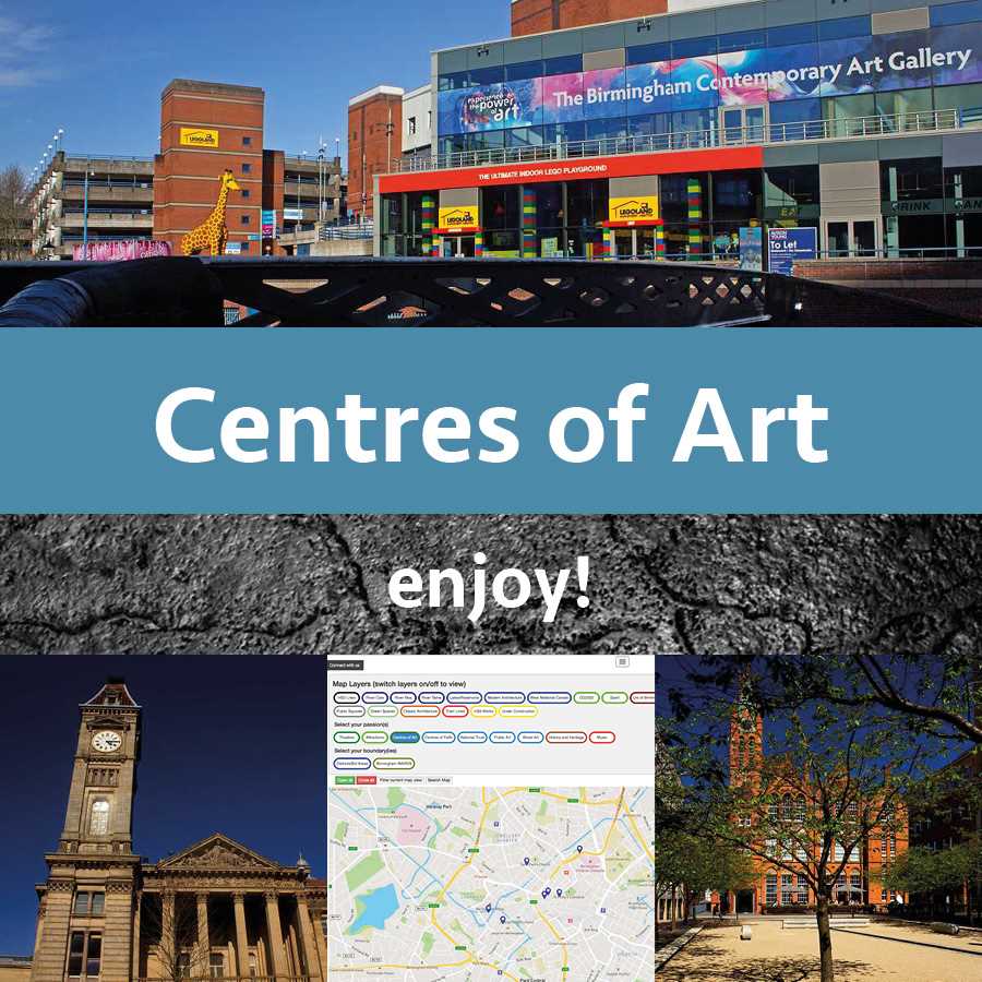 Birminghams art galleries and centres of art - Enjoy!