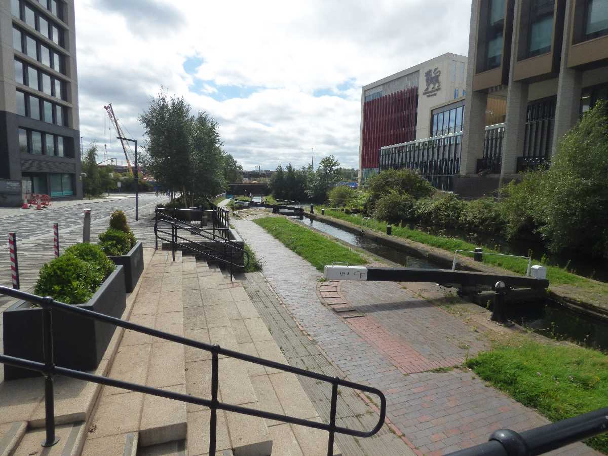 The changing face of the Digbeth Branch Canal in Eastside