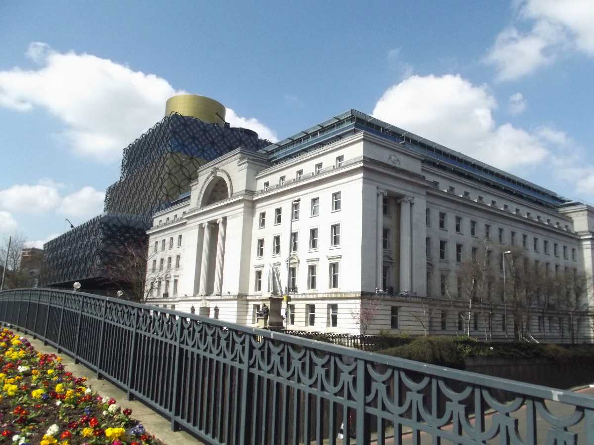 The Library of Birmingham and Baskerville House from 2010 to 2019