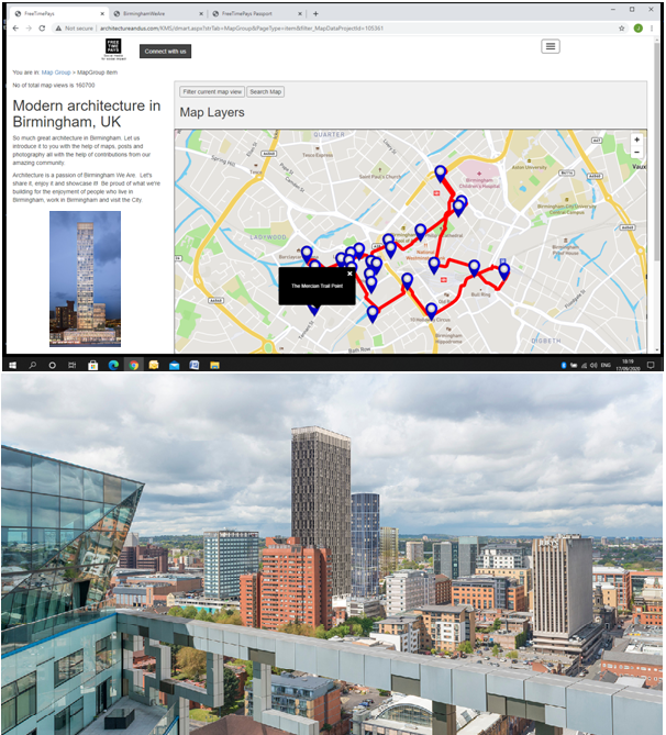 The Mercian, Birmingham, UK - A City Gem (modern architecture) - cycle, walk or visit with us